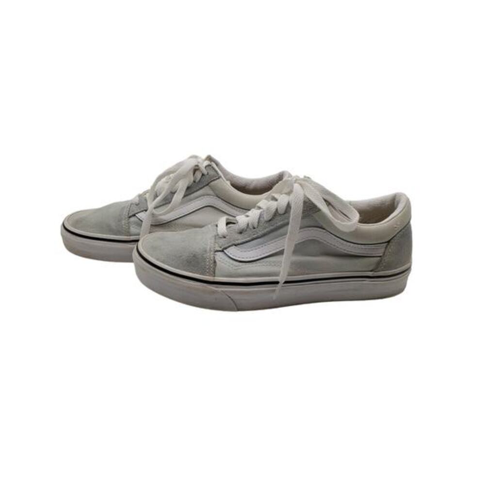 Vans Off‎ The Wall Sneaker Men 6 Women 7.5 Light Blue Suede Skateboard Old Skool